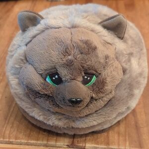 Wingfeather Saga Brown/Gray Squeeblin Plushie,  8"H X 11" L X 7" W